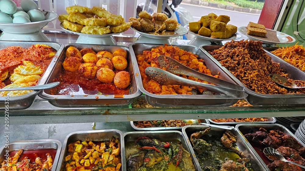 Obraz premium Traditional Culinary Menu of Indonesia