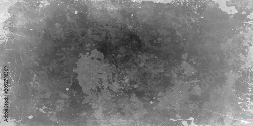 фотографія Black and White Grunge Texture Background with Aged Concrete Wall Surface, Abstr