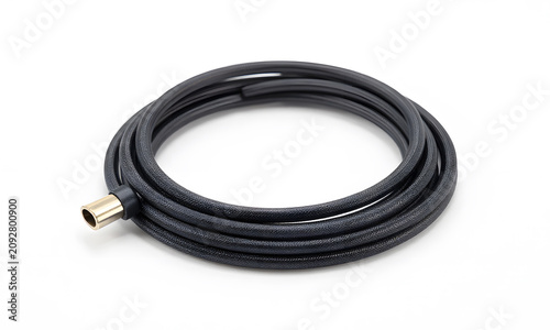 Coiled Black Cord