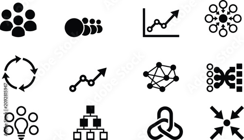 Business and organization icons
