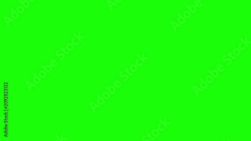 Ocean wave transition aerial view with green background. tropical sea waves and bubbles