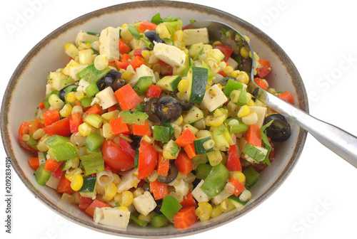 Salad without background