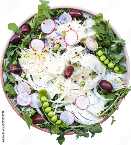 Salad without background