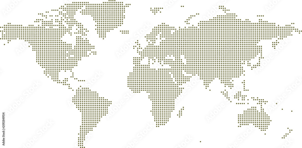 Obraz premium Clean Editable Global Map Design.