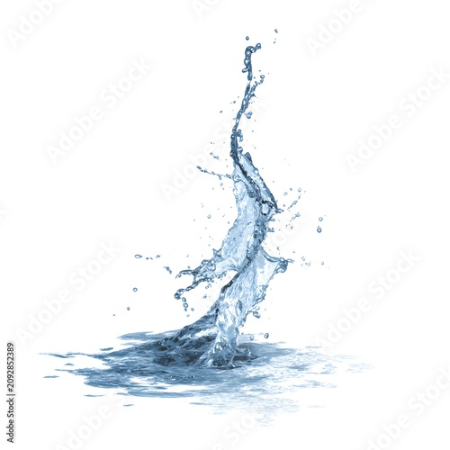 water splash upward jet motion isolated on white background jpg