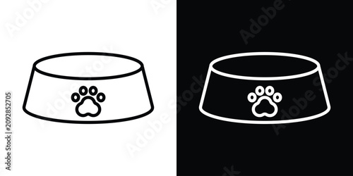 Photography Pet food bowl icon