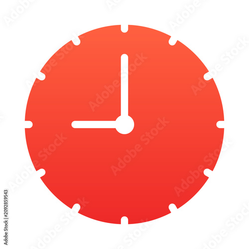 Red clock icon representing urgent deadline