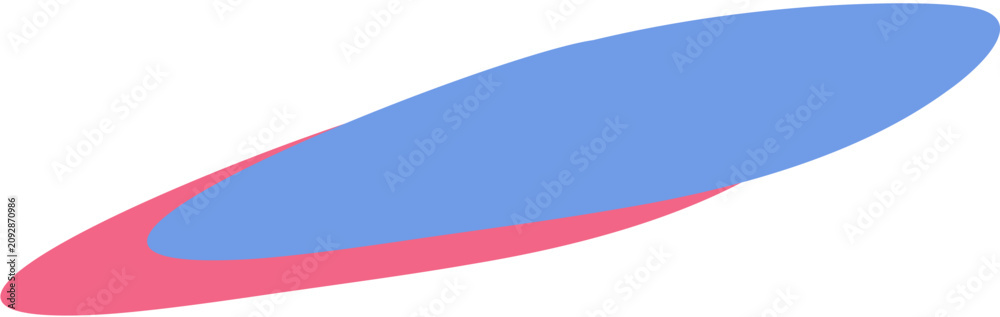 Obraz premium Dynamic blue and pink abstract swoosh graphic element for modern logo design and branding identity