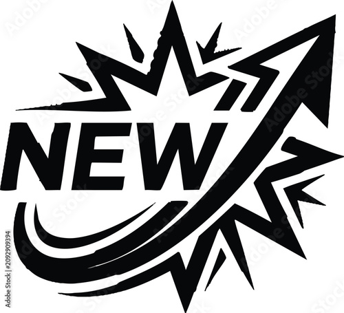 New Product Launch Announcement Typography Vector
