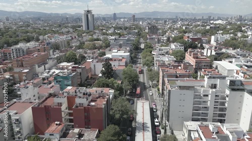 aerial view of Mexico city
