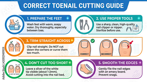 Photos Correct Toenail Cutting Guide: Step-by-Step Instructions for Healthy Feet