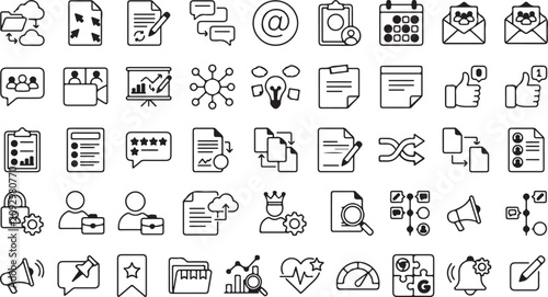 Contemporary icon design library