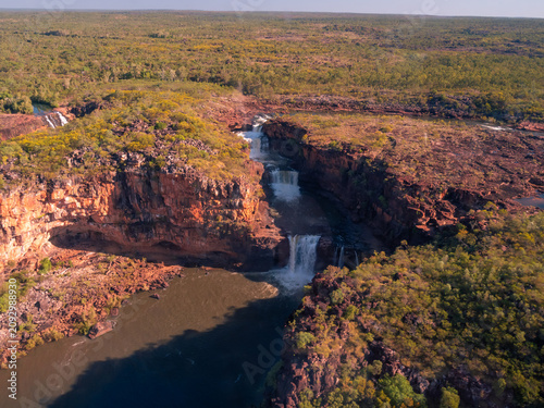 Bild auf Leinwand Mitchell Falls Kimberley Aerial