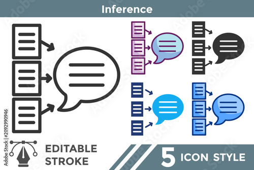 Cuadro en lienzo Inference
