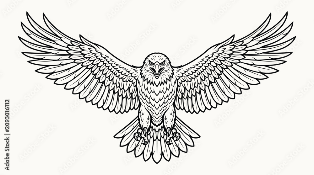 Obraz premium Owl spreads wings widely in natural outdoor environment with Employees working on laptop nearby.