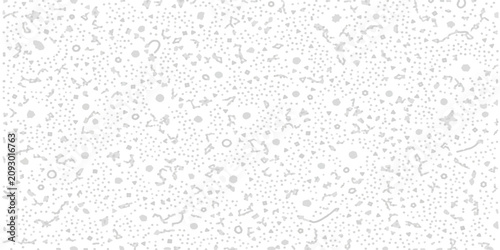 Cuadro en lienzo A white background filled with abstract, irregular shapes and dots in a light grey hue, creating a minimalist and modern texture