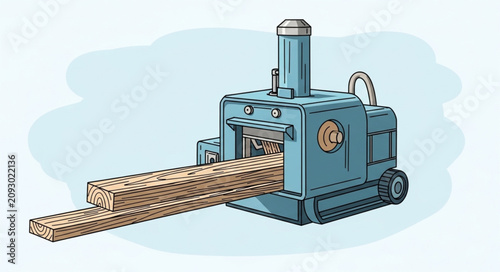 Canvastavla old steam engine