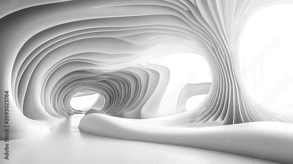 Naklejka premium Abstract Architectural Space
