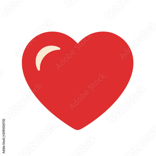 Red Heart Vector Icon
