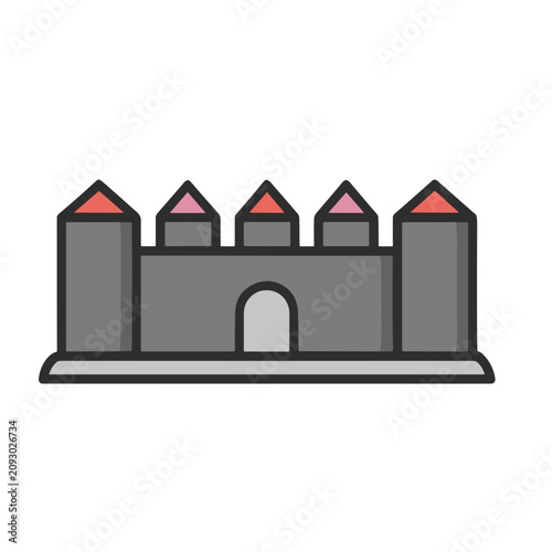 Simple Castle Illustration