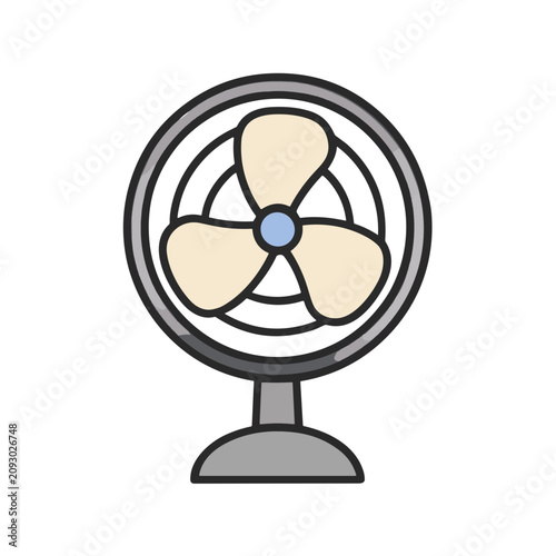 Table fan illustration