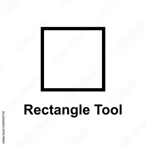 rectangle tool icon