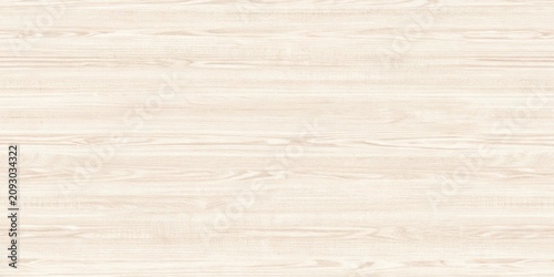 Tableau sur toile Light wood plank texture with natural grain pattern, vintage wooden background f