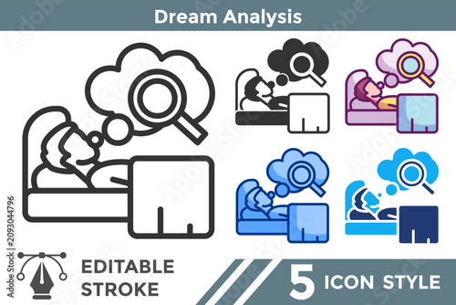 Cuadro en lienzo Dream Analysis