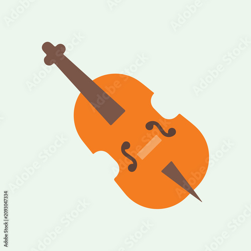 Musical, instrument, viola icon