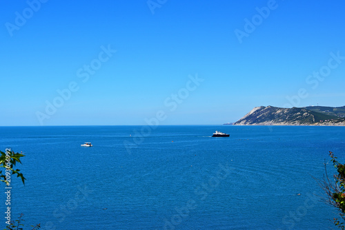 Картината върху платно View of the sea and coastline towards Anapa from Bolshoy Utrish