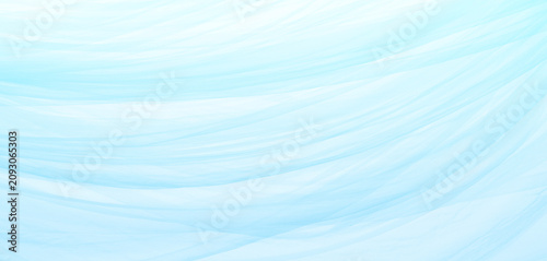 Foto 青い薄布