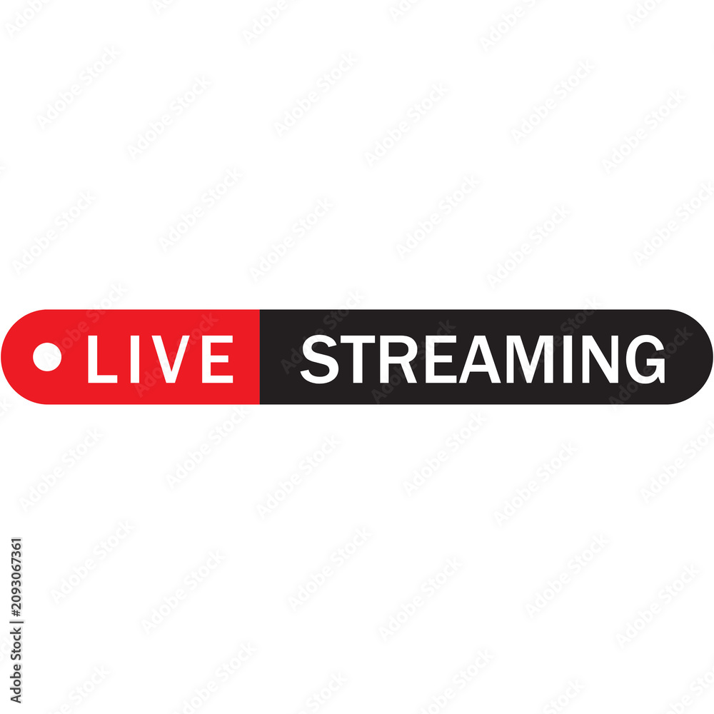 Fototapeta premium Live streaming, broadcasting, online stream