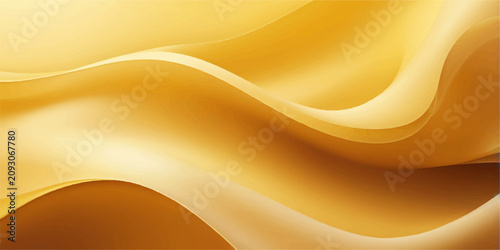 Photos A luxurious golden abstract background with flowing, undulating waves, creating a sense of opulence and elegance