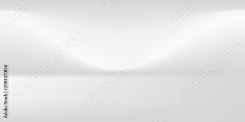 Bild auf Leinwand Gray studio background or backdrop 3D room lightbox