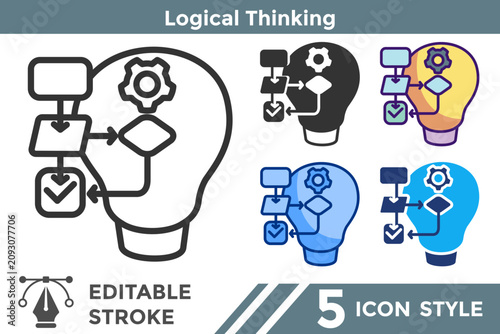 Tableau sur toile Logical Thinking