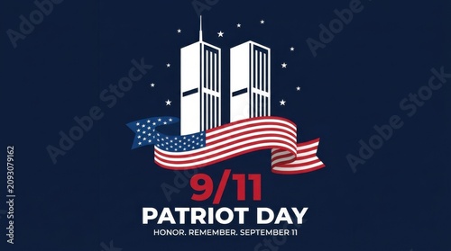 Patriot Day Twin Towers Tribute