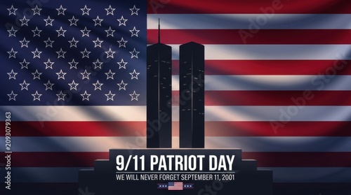 Patriot Day American Flag Memorial