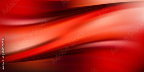 Photos Abstract three-dimensional rendering of deformed red shapes