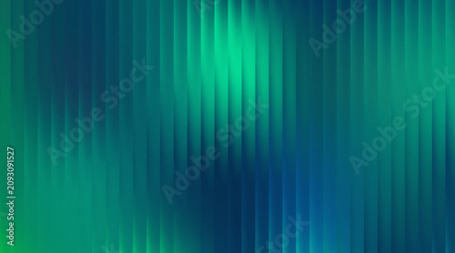 Abstract teal and green vertical stripes background with light glow