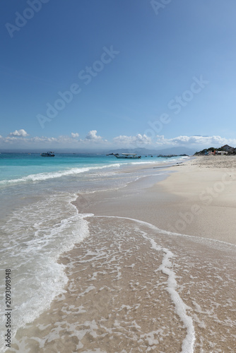 Nusa Lembongan - Indonesia. Main Beach on the small tropical island a short ferry ride away from Bali