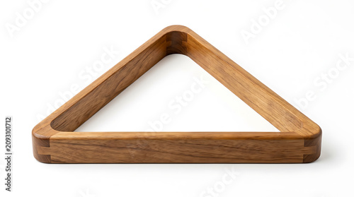Wooden Billiard Rack for Pool Balls - Professional Triangle for Game Room & Sports Equipment Retailers