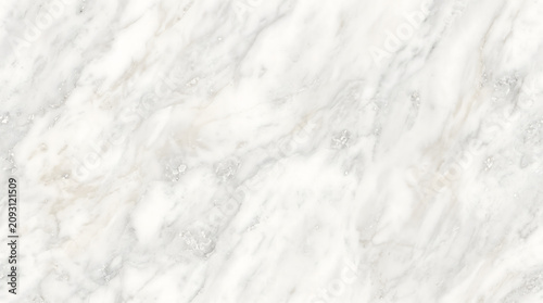Fotografie Carrara white marble surface reveals delicate grey veining and crystalline fleck