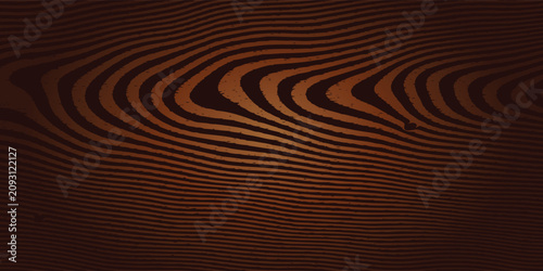 Fotografija High-quality dark wood texture featuring elegant curved grain lines and rich natural tones