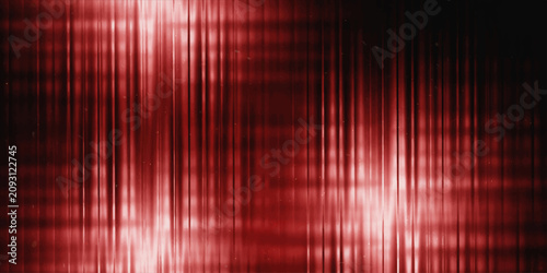 Photos Red soundwave visualization with horizontal light streaks creates a vibrant and energetic abstract background, perfect for audio-related themes