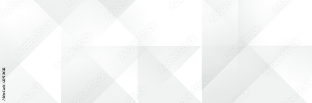 Obraz premium Abstract pattern white geometric banner design background.