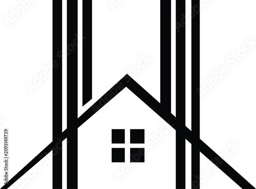 Professional real estate logo design featuring modern and clean elements inspired by property, architecture, and construction. Perfect for realtors, property agencies, housing businesses, and corporat