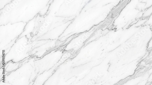 Elegant white marble natural stone texture with intricate gray veining, providing a luxurious background.