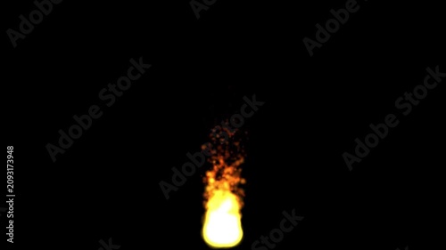 High quality 1080p Full HD video of realistic orange flames. Perfect for visual effects, motion graphics, and compositing. 