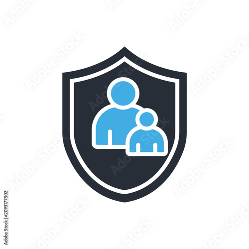 safety icons minimalist flat style design, safety Vector illustration on white background