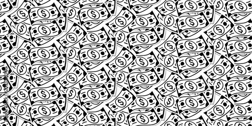 Photography A Shameless pattern of simple dollar vector.